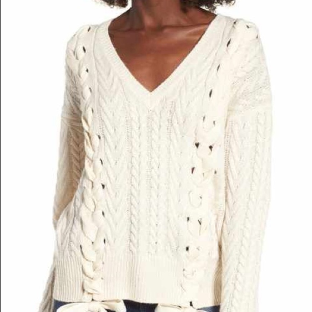 Tie detail sweater